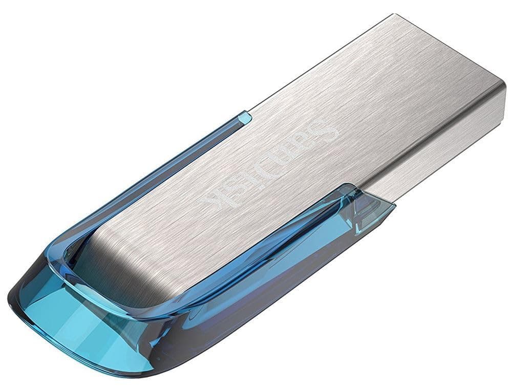 USB памет SanDisk Ultra Flair, USB 3.0, 128GB, син