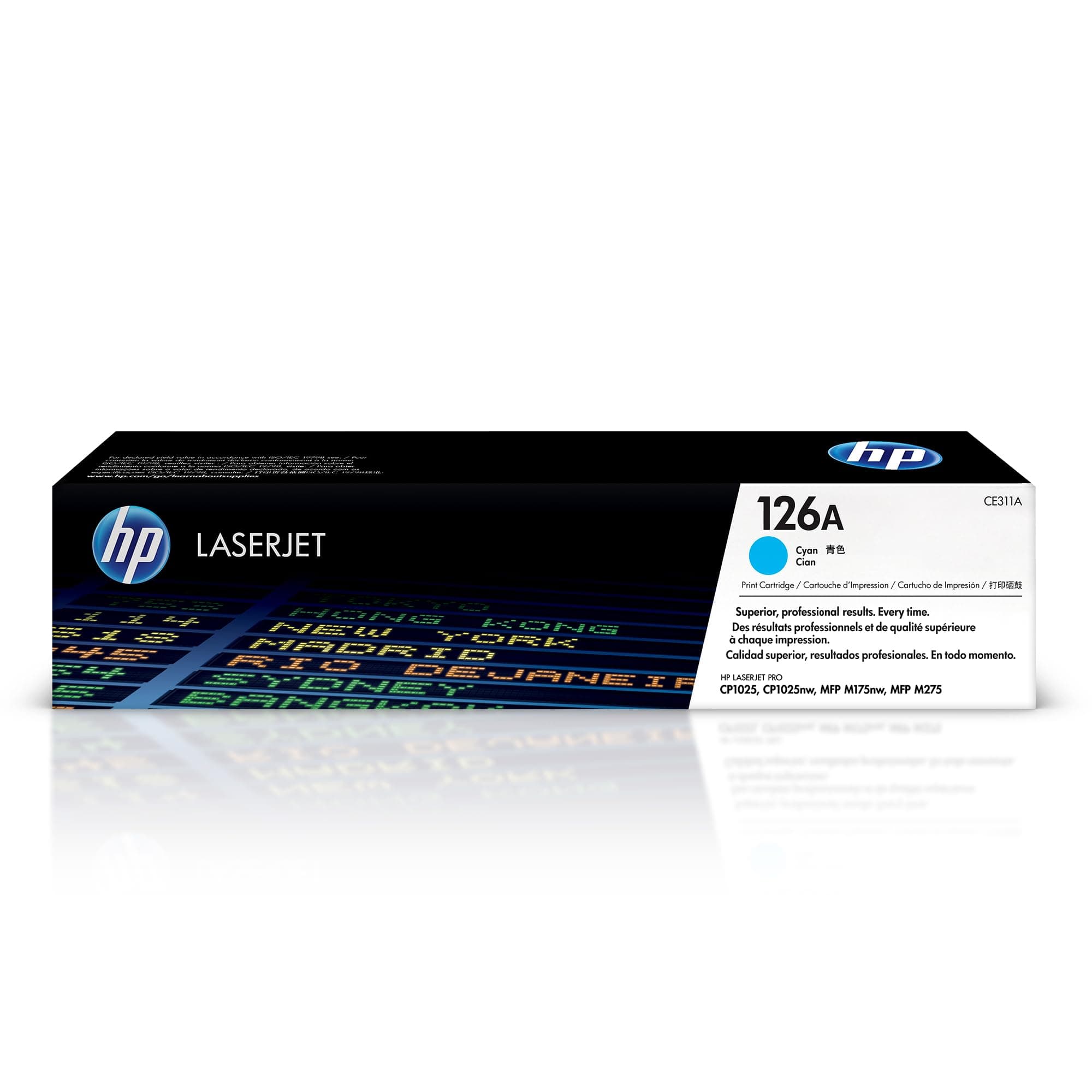 HP 126A оригинална тонер касета LaserJet CE311A cyan стандартен капацитет 1000 страници 1 пакет