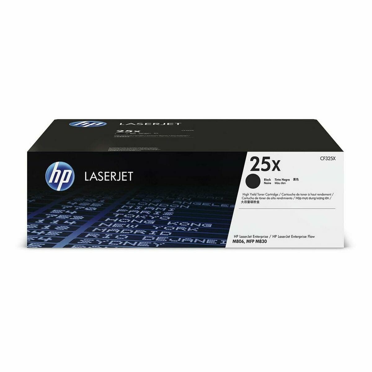 HP 25X оригинална оригинална тонер касета CF325X черна с голям капацитет 34 500 страници 1 пакет
