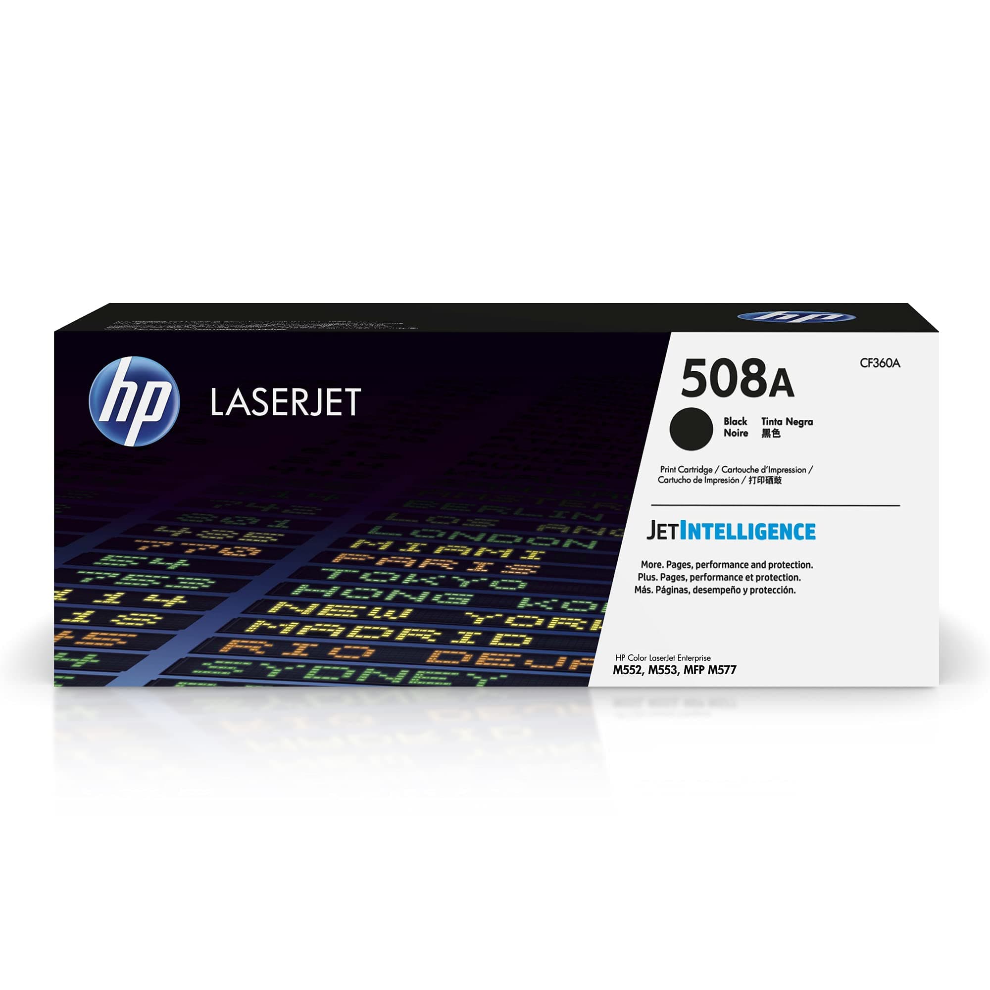 HP 508A оригинална тонер касета CF360A черна 6.000 страници стандартен капацитет