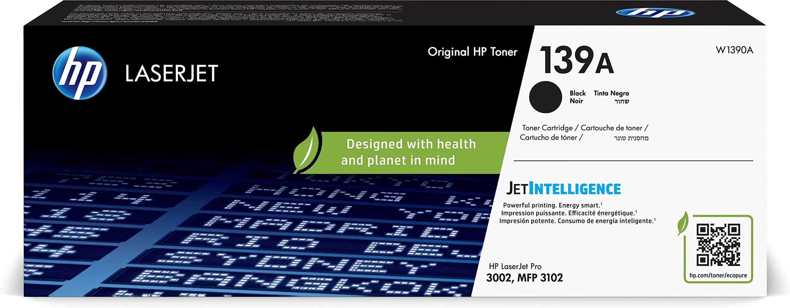 Черна оригинална тонер касета HP 139A LaserJet