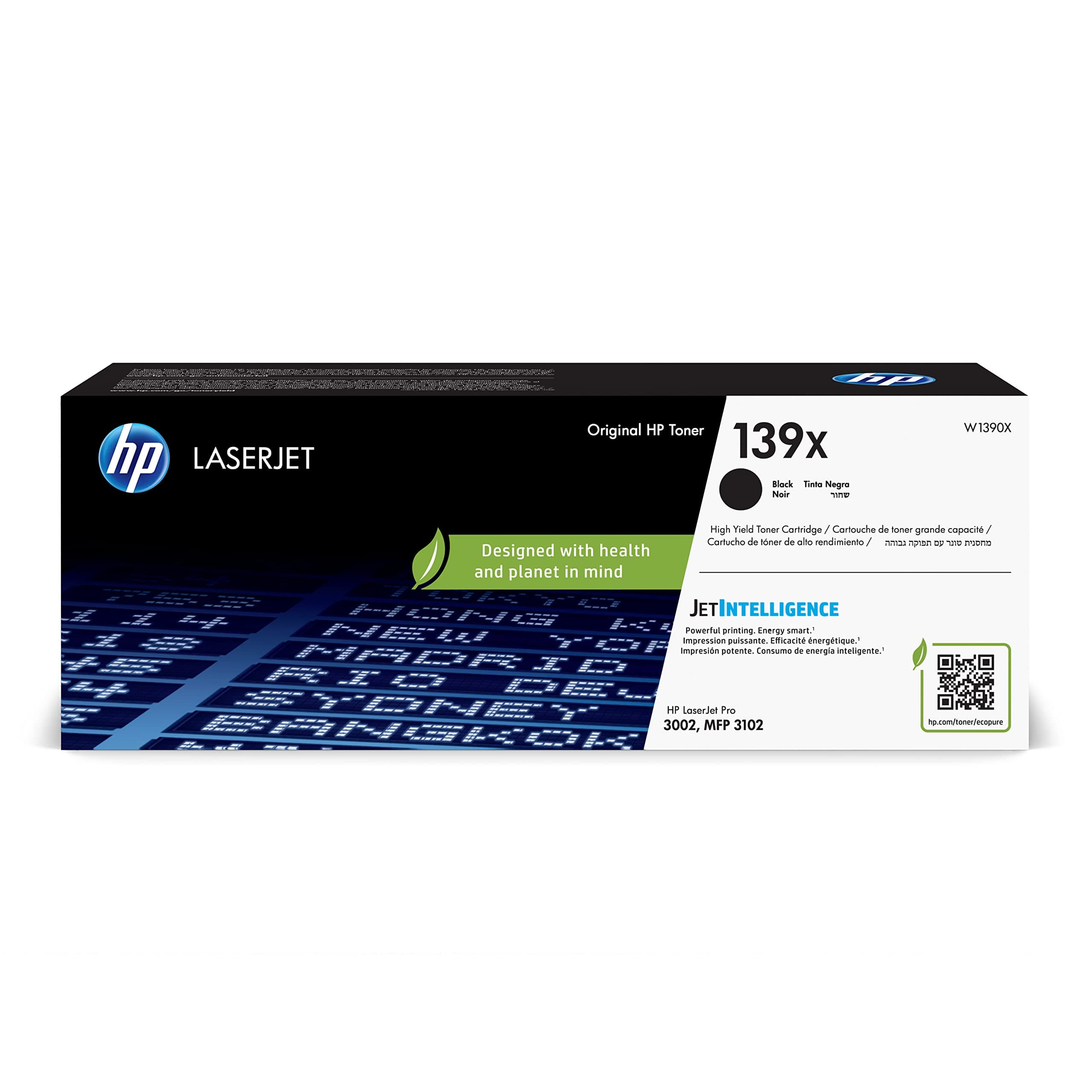 Оригинална черна тонер касета HP 139X LaserJet с голям капацитет