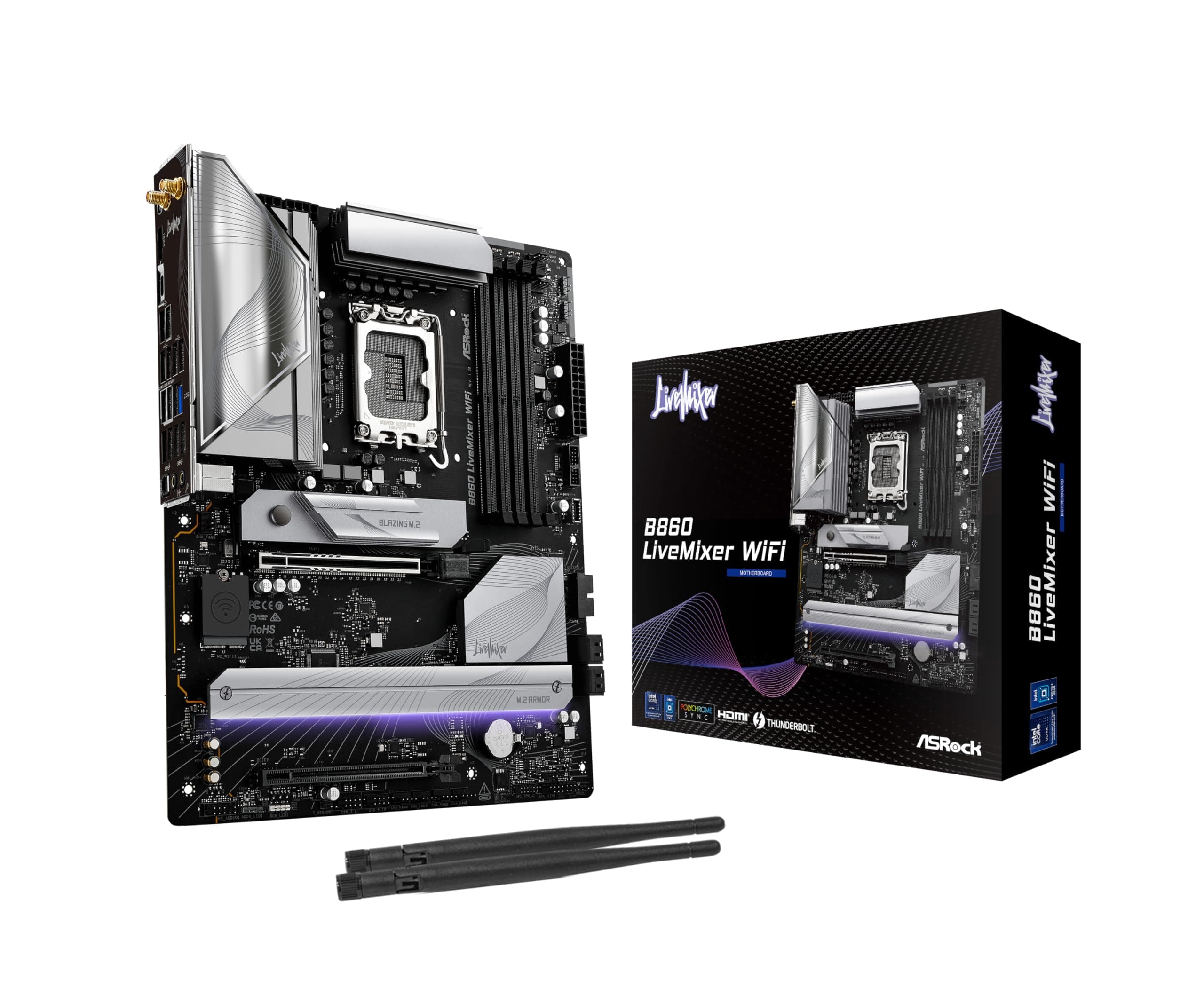 Дънна платка ASRock B860 LiveMixer WIFI 6E, LGA 1851