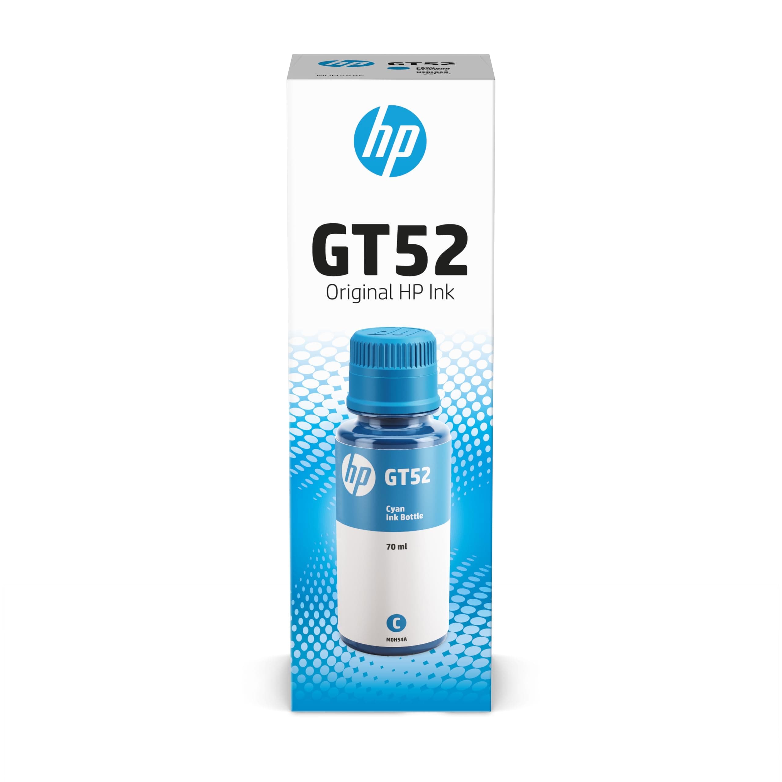 HP original GT52 Ink cartridge M0H54AE Bottle Cyan