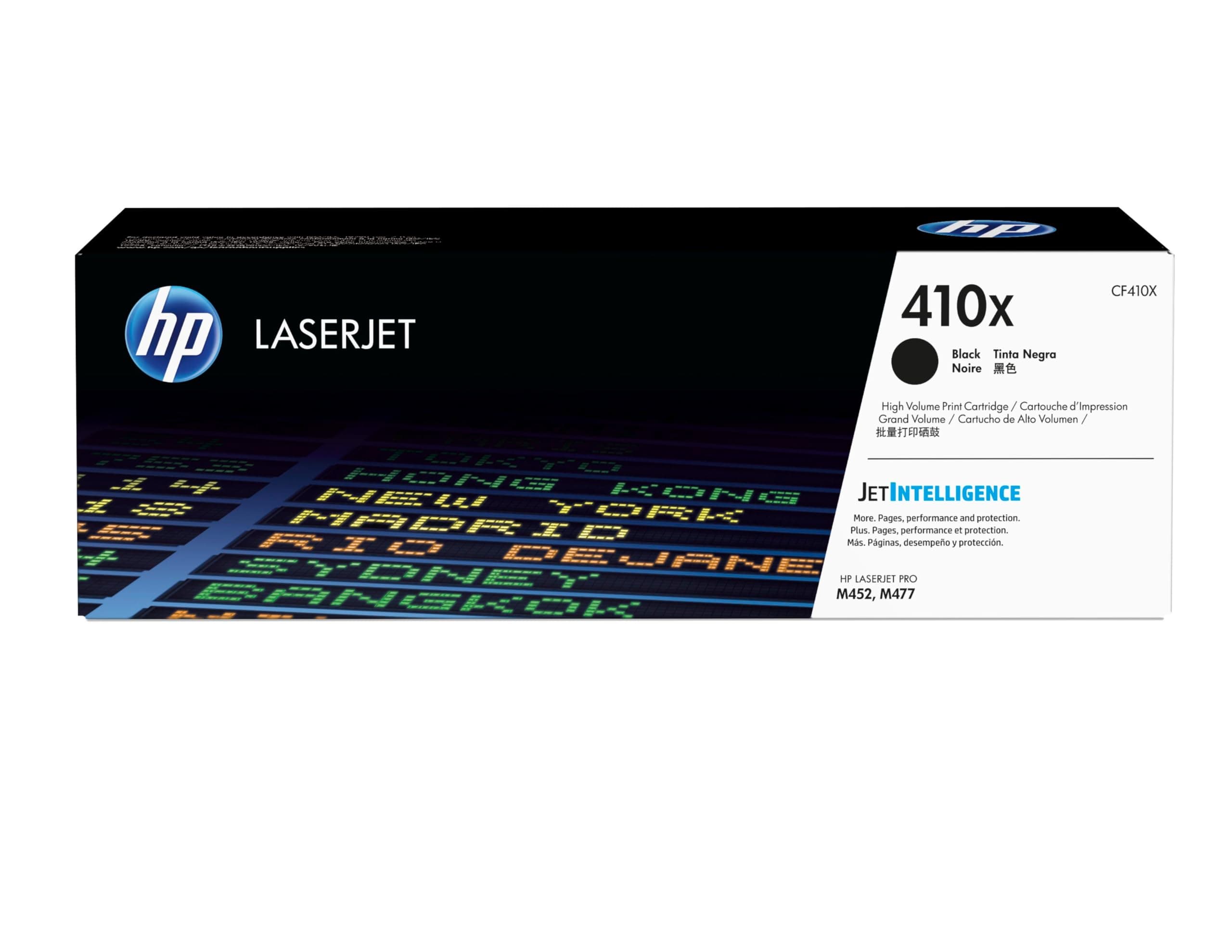 HP 410X оригинална тонер касета CF410X черна HY