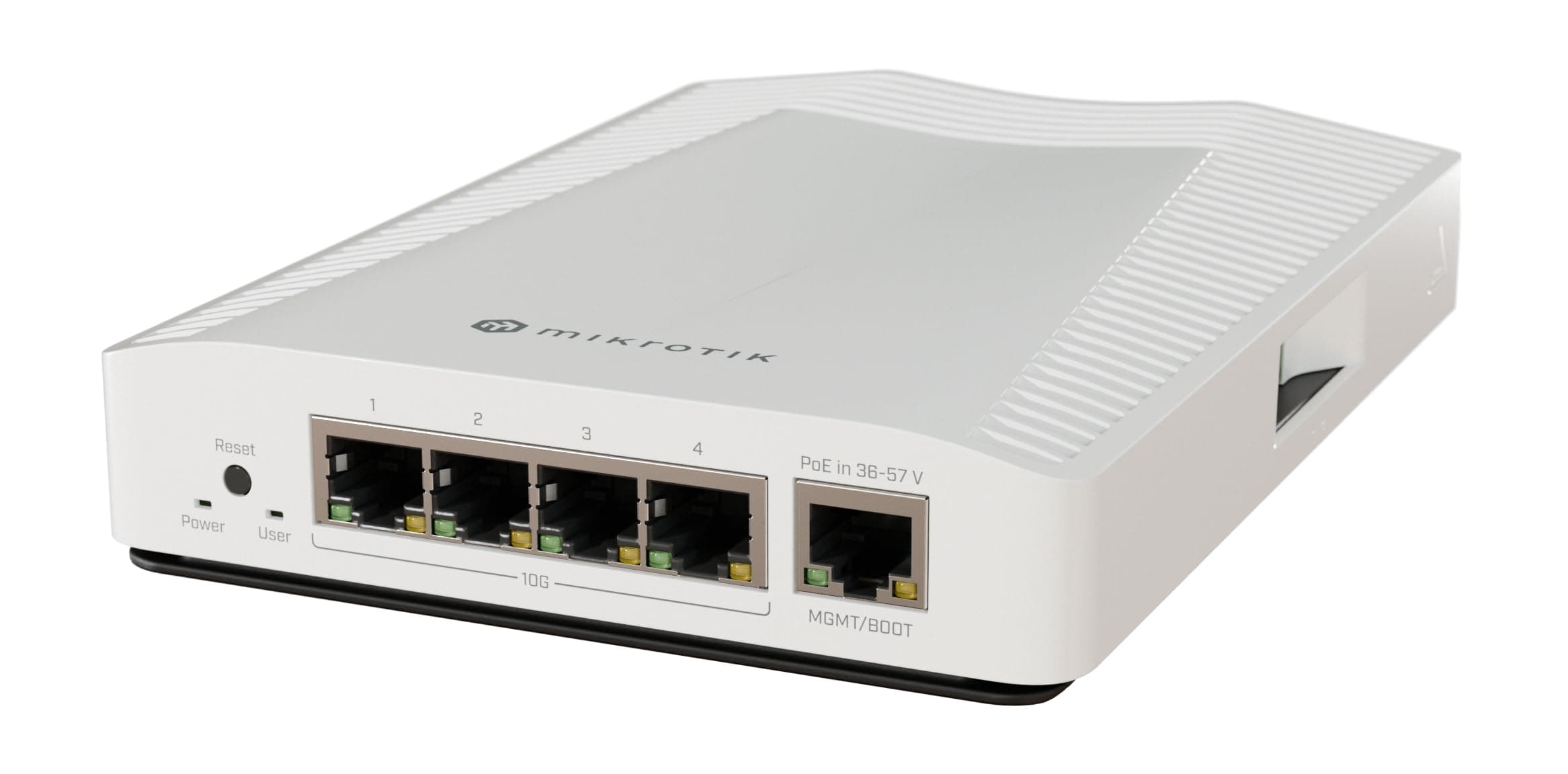 Суич MikroTik -CRS304-4XG-IN, 1 x Gigabit Ethernet ports, 4 x 10G, PoE in:802.3af/at