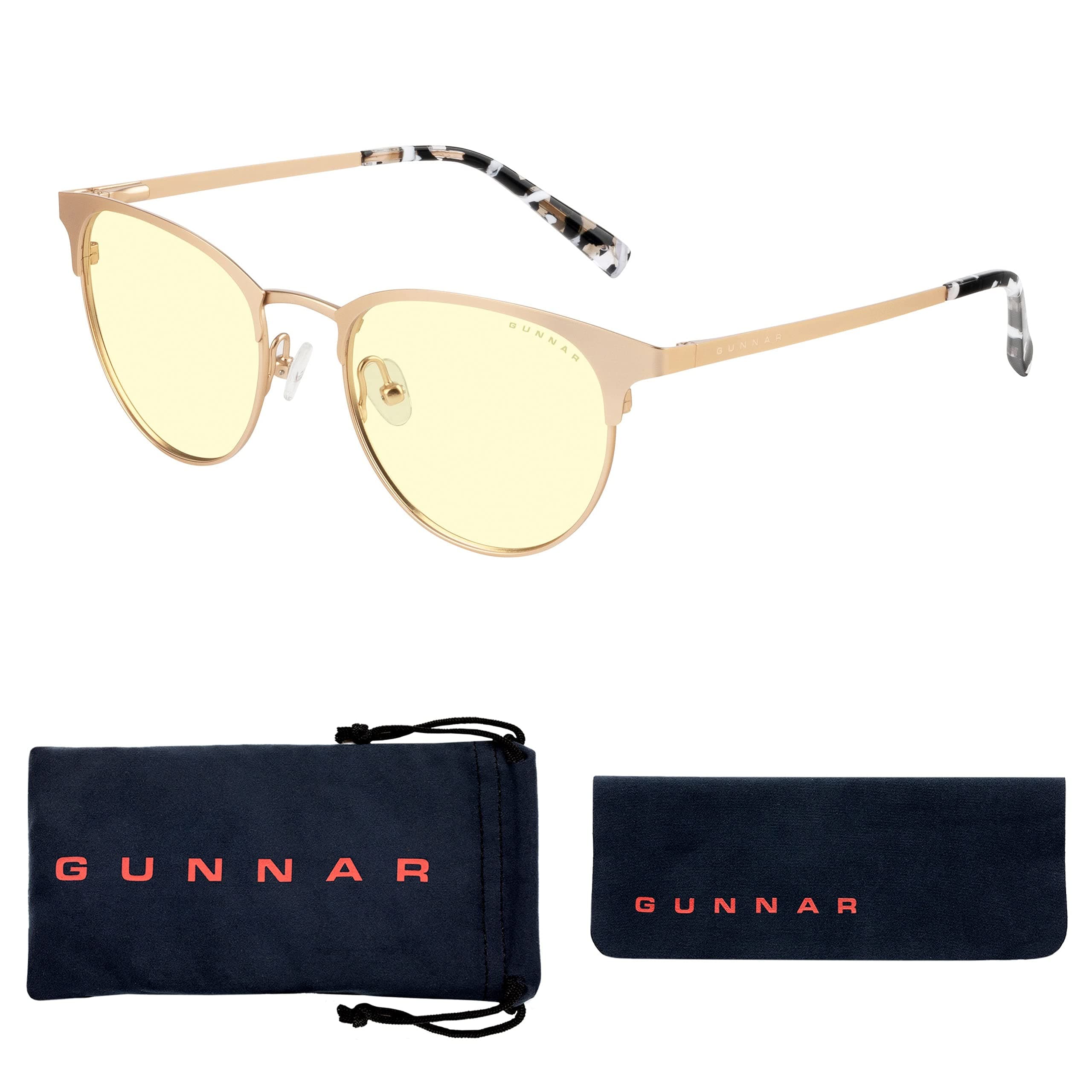 Компютърни очила GUNNAR Apex Gold/Marble Amber