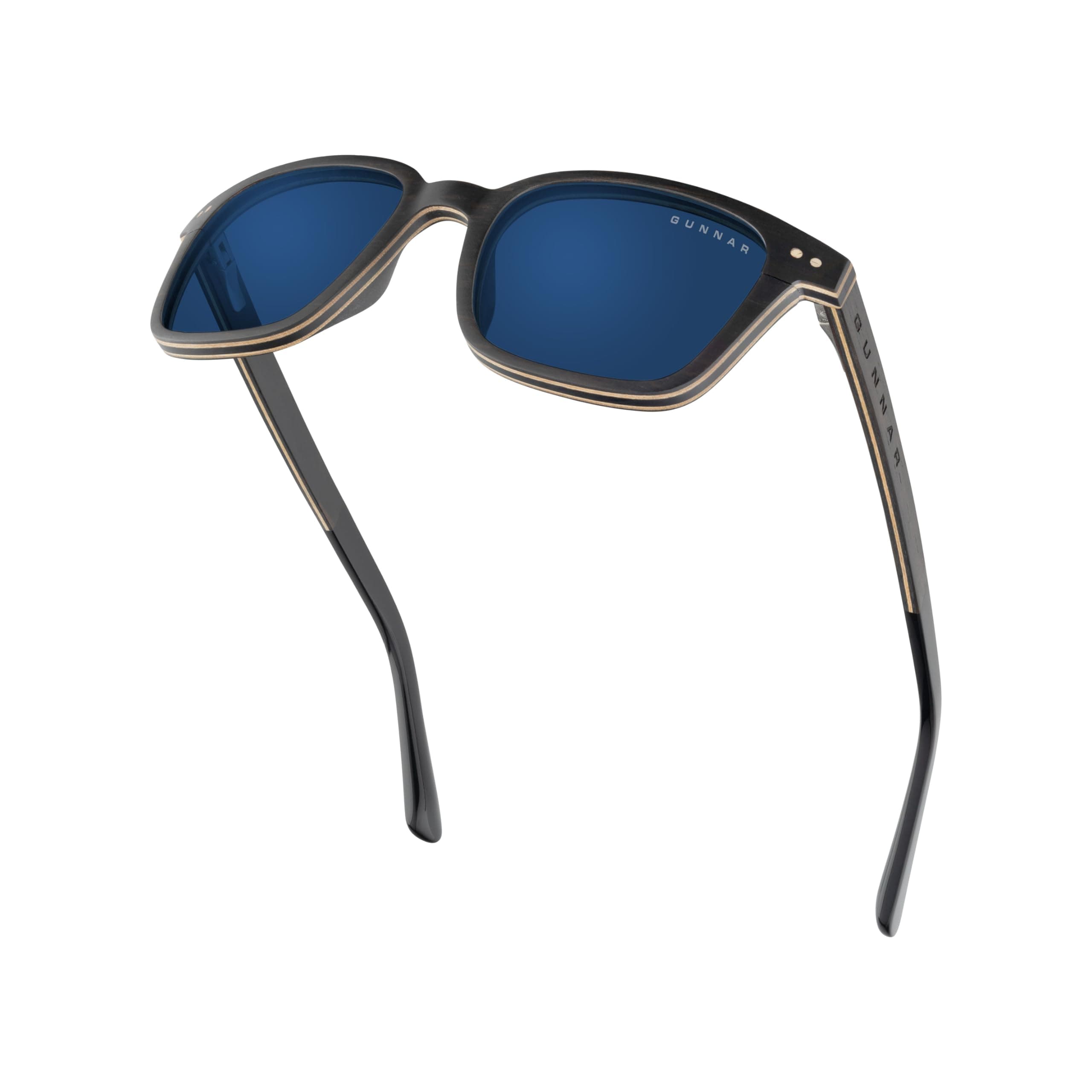 Компютърни очила GUNNAR Muir Ebony (wood), Sun