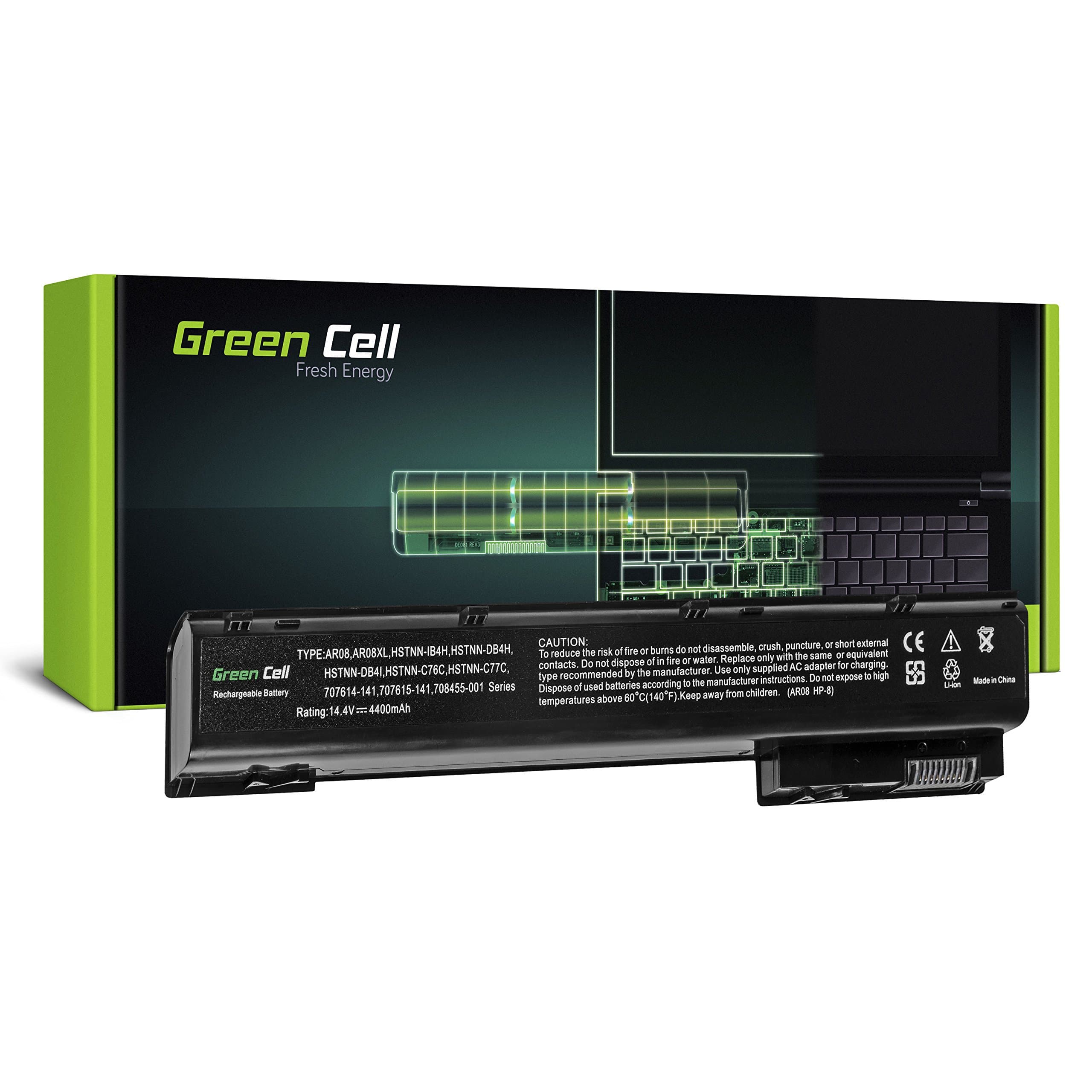 Батерия за лаптоп GREEN CELL, HP ZBook 15 G1 15 G2 17 G1 17 G2 AR08 AR08X 14,4V 4400mAh