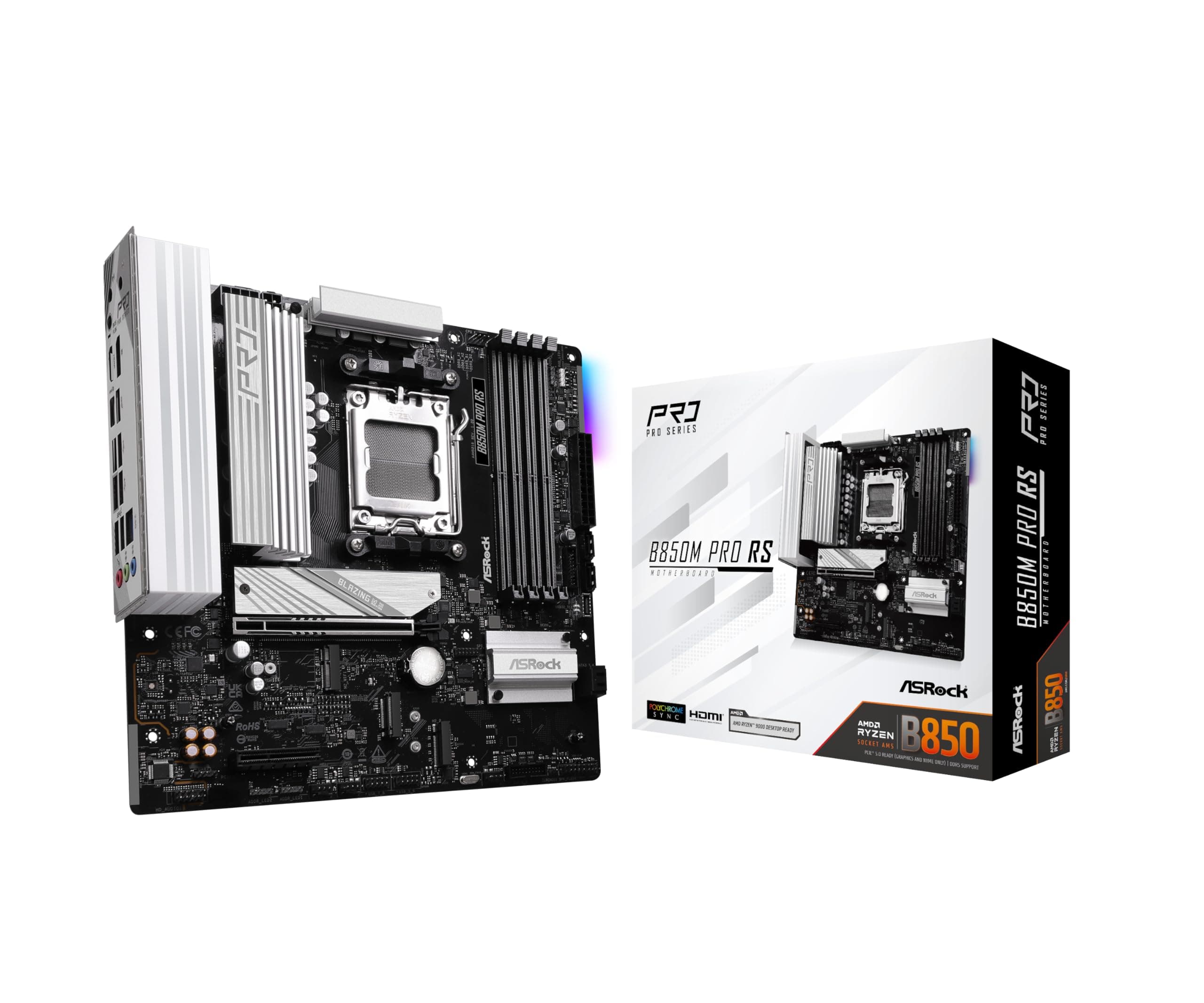 Дънна платка ASRock B850M Pro RS socket AM5