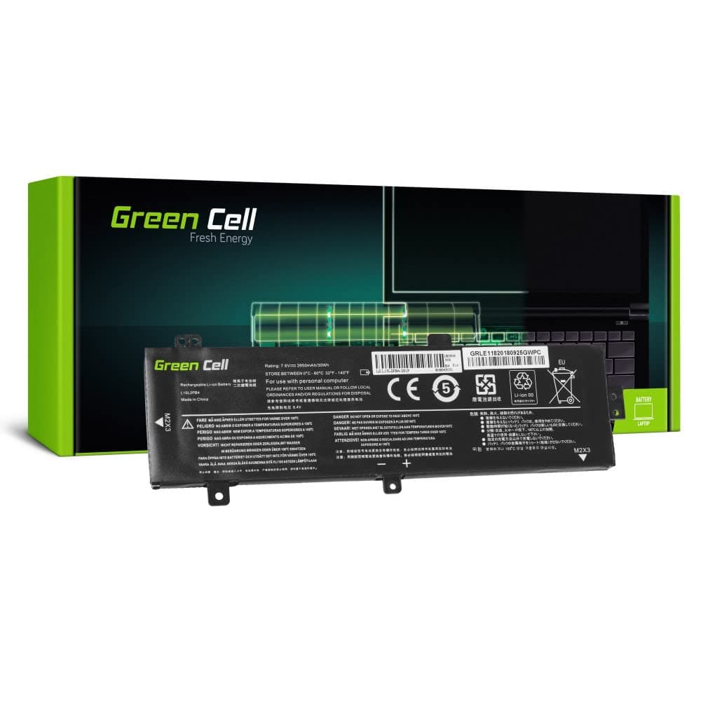 Батерия за лаптоп GREEN CELL, Lenovo L15C2PB3 L15L2PB4 L15M2PB3 L15S2TB0 for Lenovo Ideapad 310-15 IAP 310-15IKB 310-15ISK 510-15IKB 510-15ISK 7,6V 3500mAh