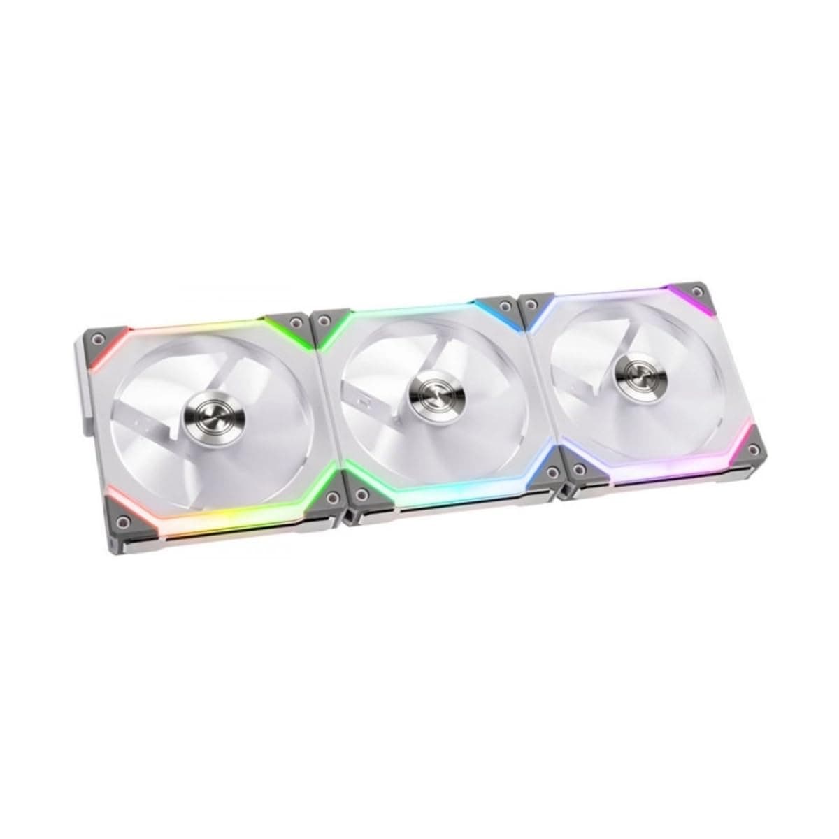 Вентилатори 3бр Lian Li UNI FAN SL Wireless ARGB PWM - 120 mm Бели + Контролер