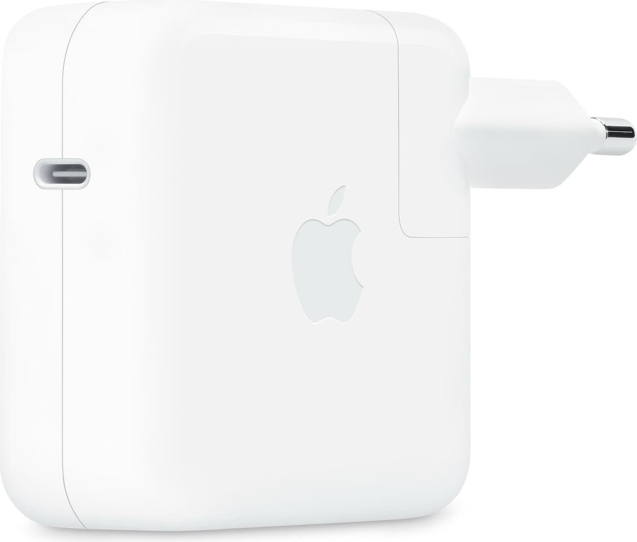 Зарядно устройство Apple USB-C Power Adapter, от контакт към 1x USB Type-C(м), 70W, бяло