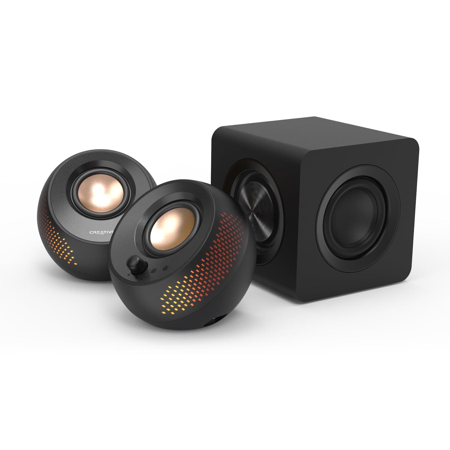Озвучителна система 2.1 Creative Pebble X Plus, USB-C, Bluetooth, 15W