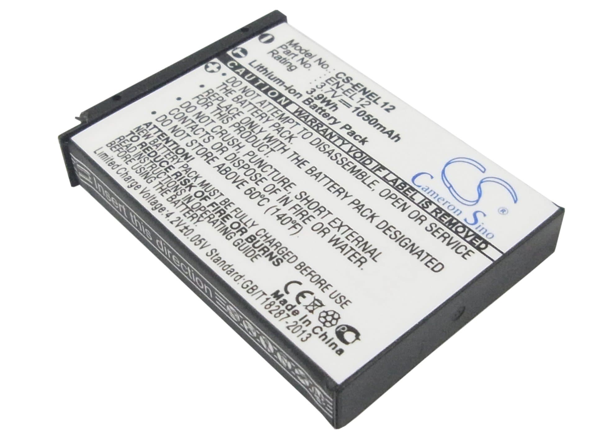 Батерия за апарат NIKON EN-EL12 Li-Ion 3.7V 1050mAh Cameron Sino