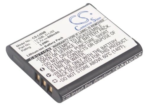 Батерия за апарат Cameron Sino 3.7V 800mAh, LiIon, OLYMPUS Li50