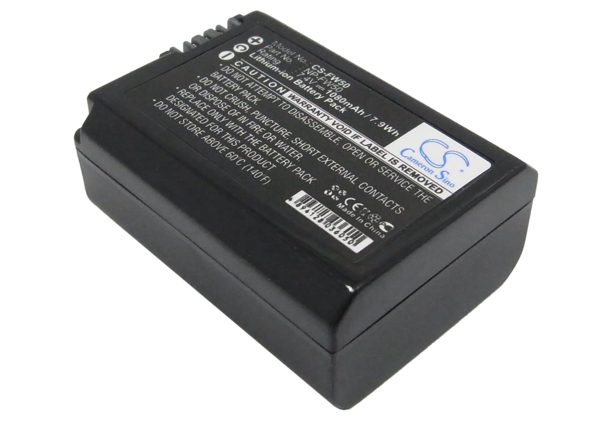 Батерия за фотоапарат и камера Sony NP-FW50 LiIon 7.4V 1080mAh Cameron Sino