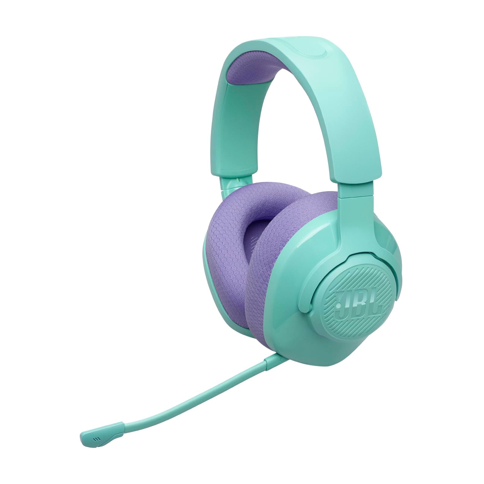 JBL QUANTUM 360 CYN Wireless over-ear gaming headset with surround sound and detachable mic