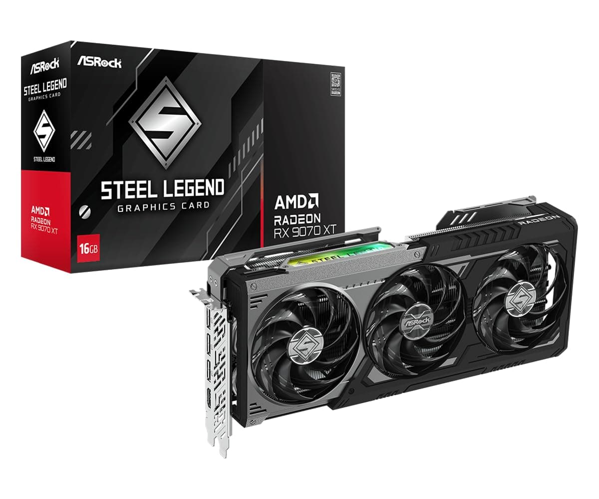 Asrock RX 9070XT 16GB Steel Legend Dark