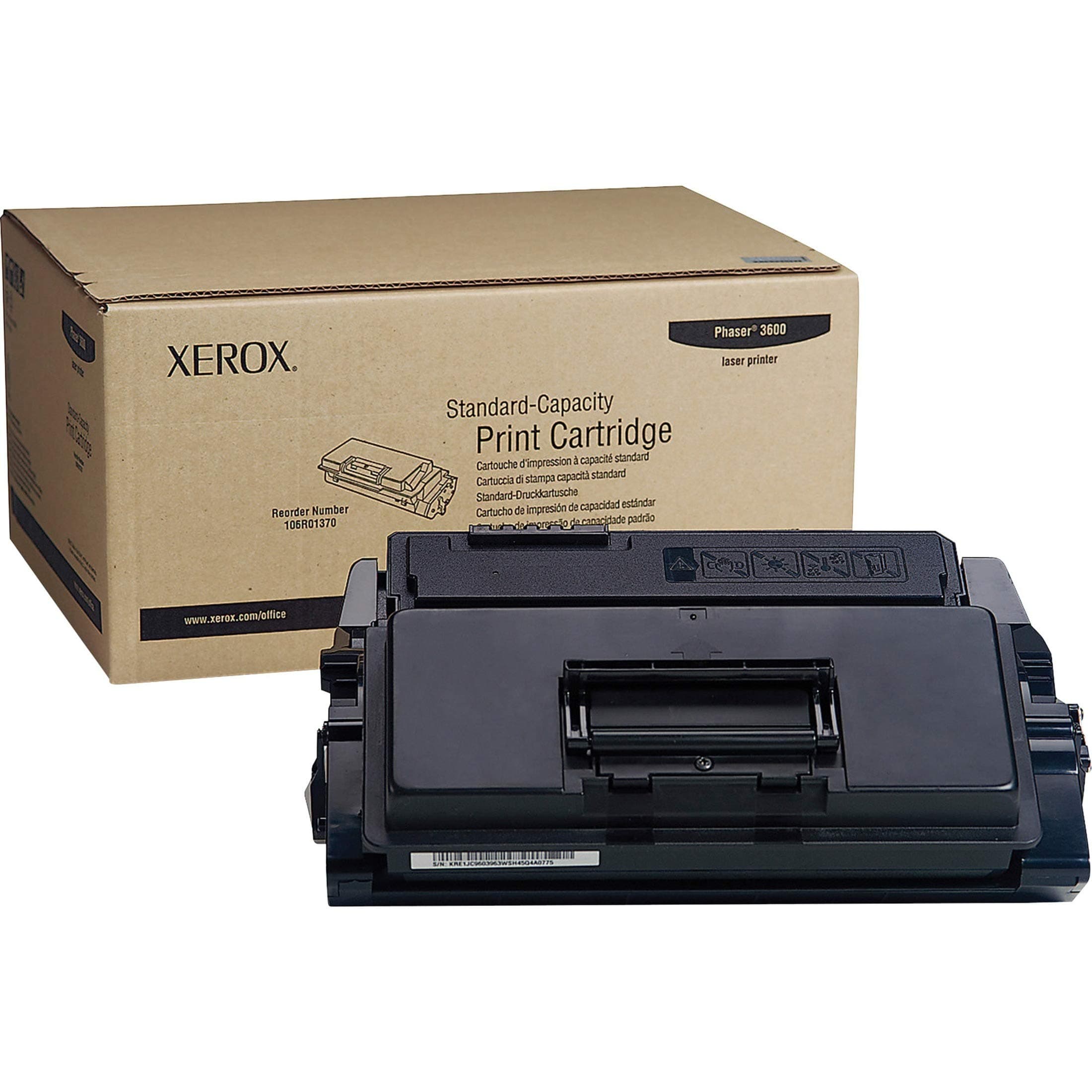 XEROX Phaser 3600 тонер касета черна с голям капацитет 14 000 страници 1 опаковка
