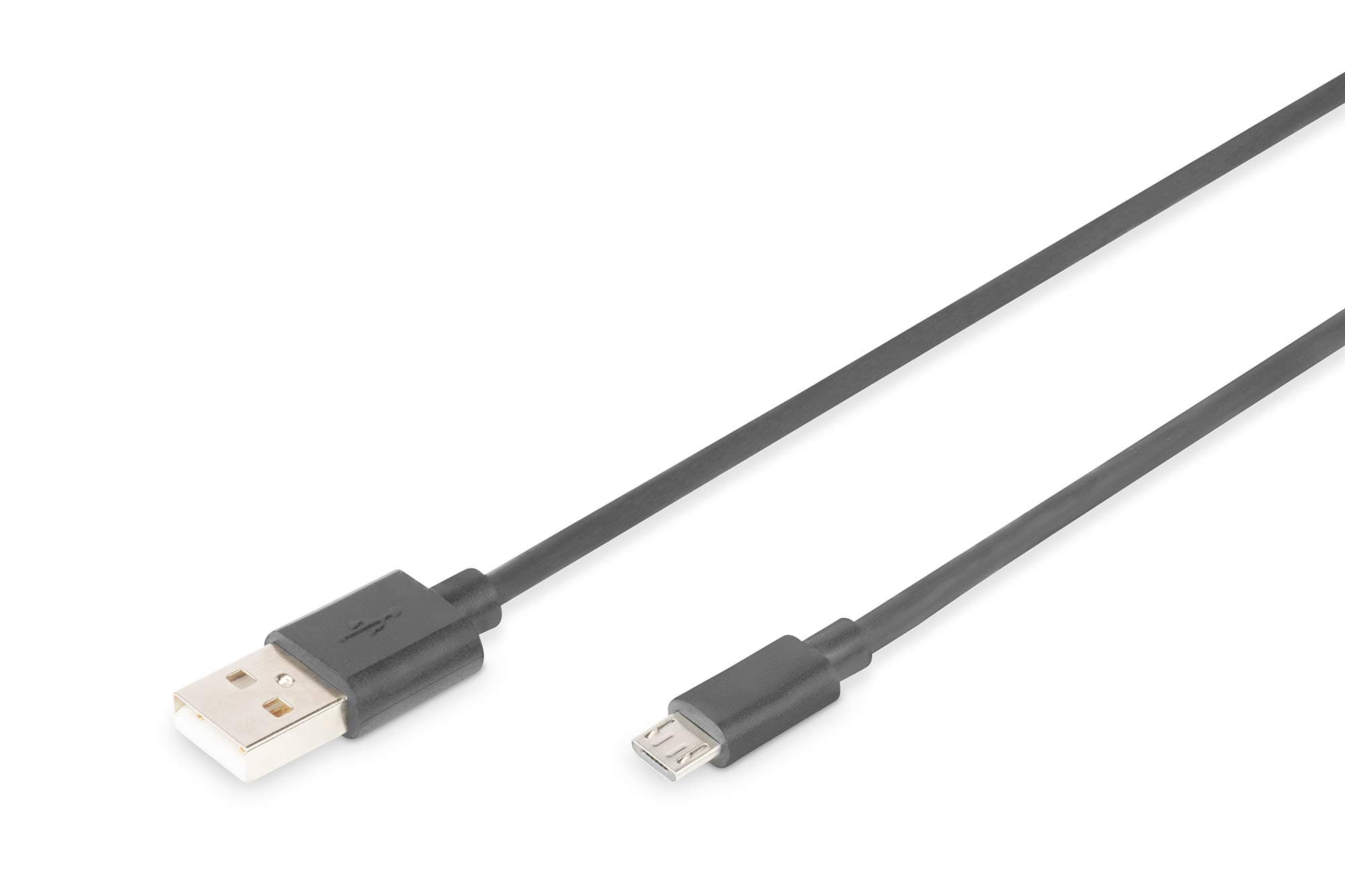 Кабел АSSMANN AK-300110-030-S, USB A(м) към USB Micro B(м), 3m, черен