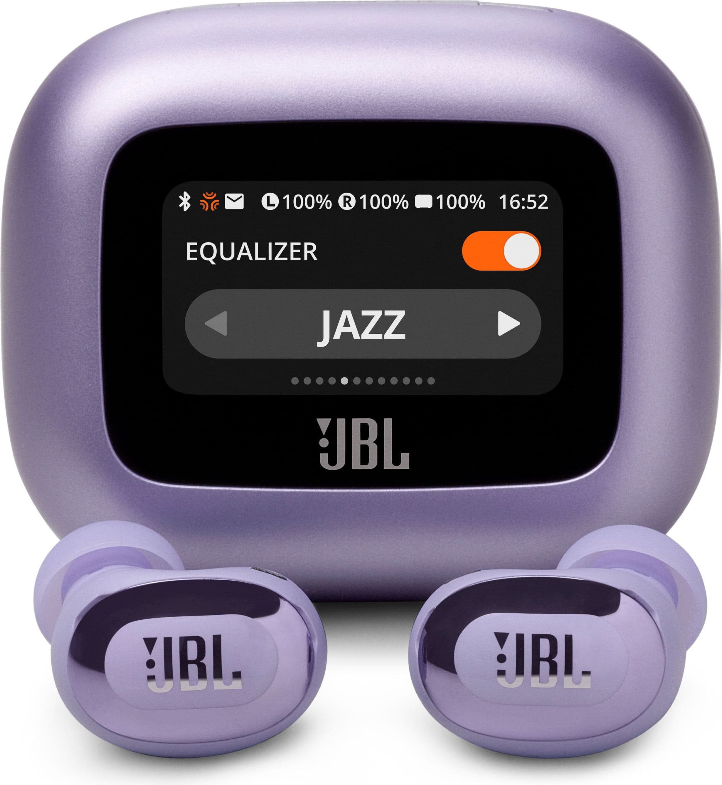 Блутут слушалки-тапи JBL Live Buds 3 - Лилав