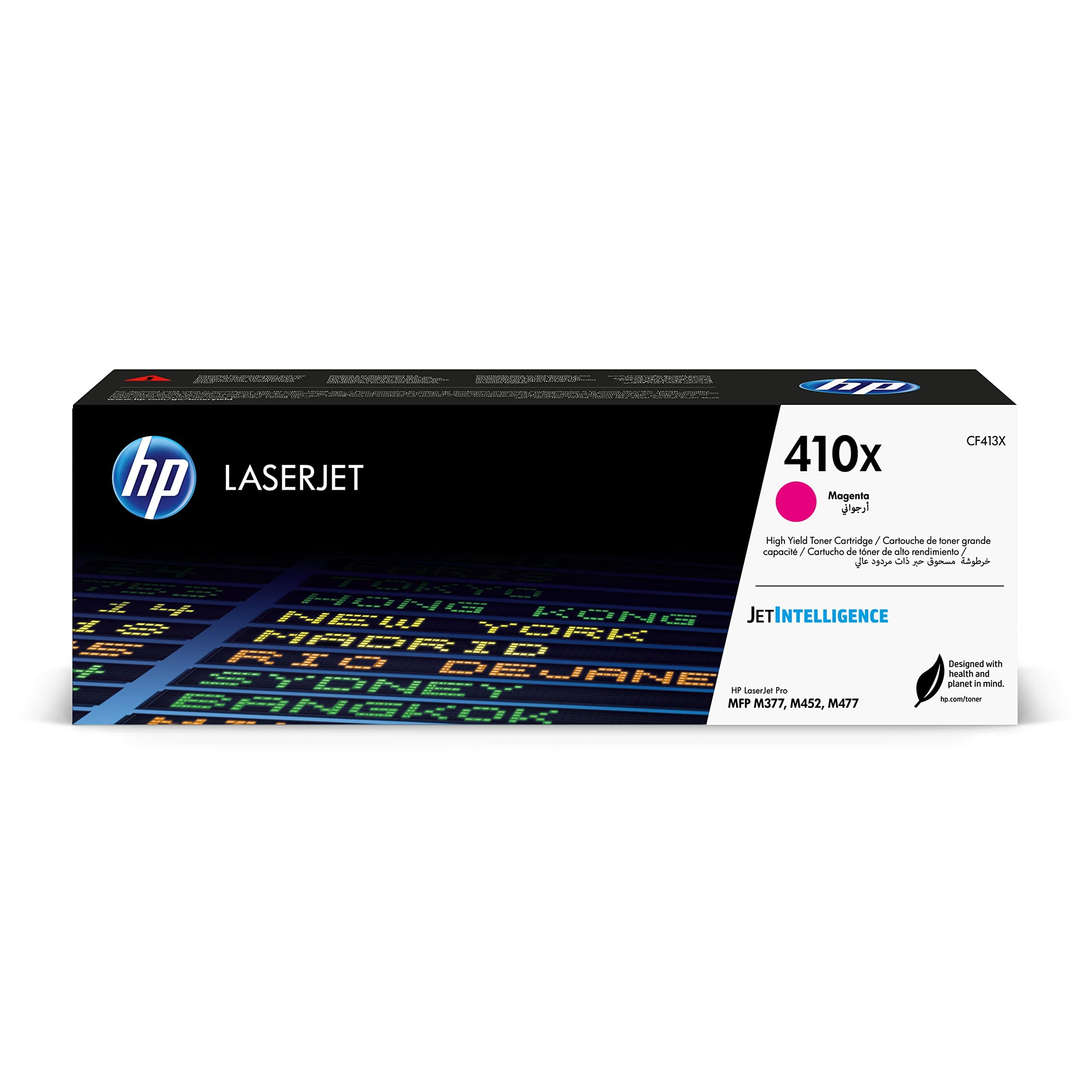 HP 410X оригинална тонер касета CF413X магента HY