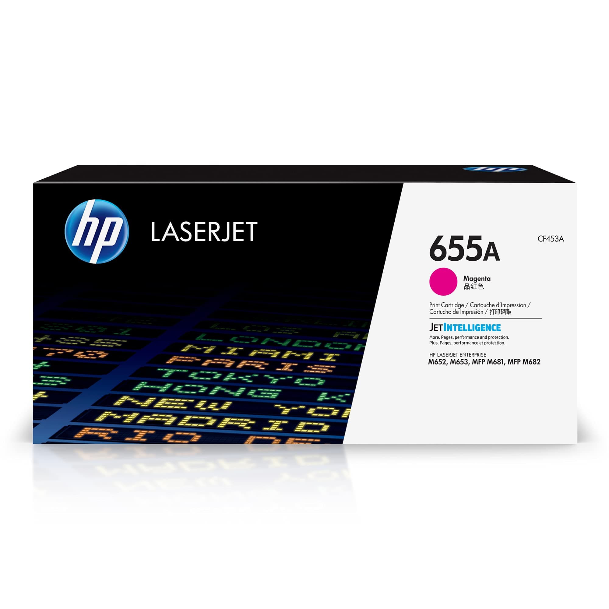 HP 655A оригинална тонер касета LaserJet CF453A Magenta