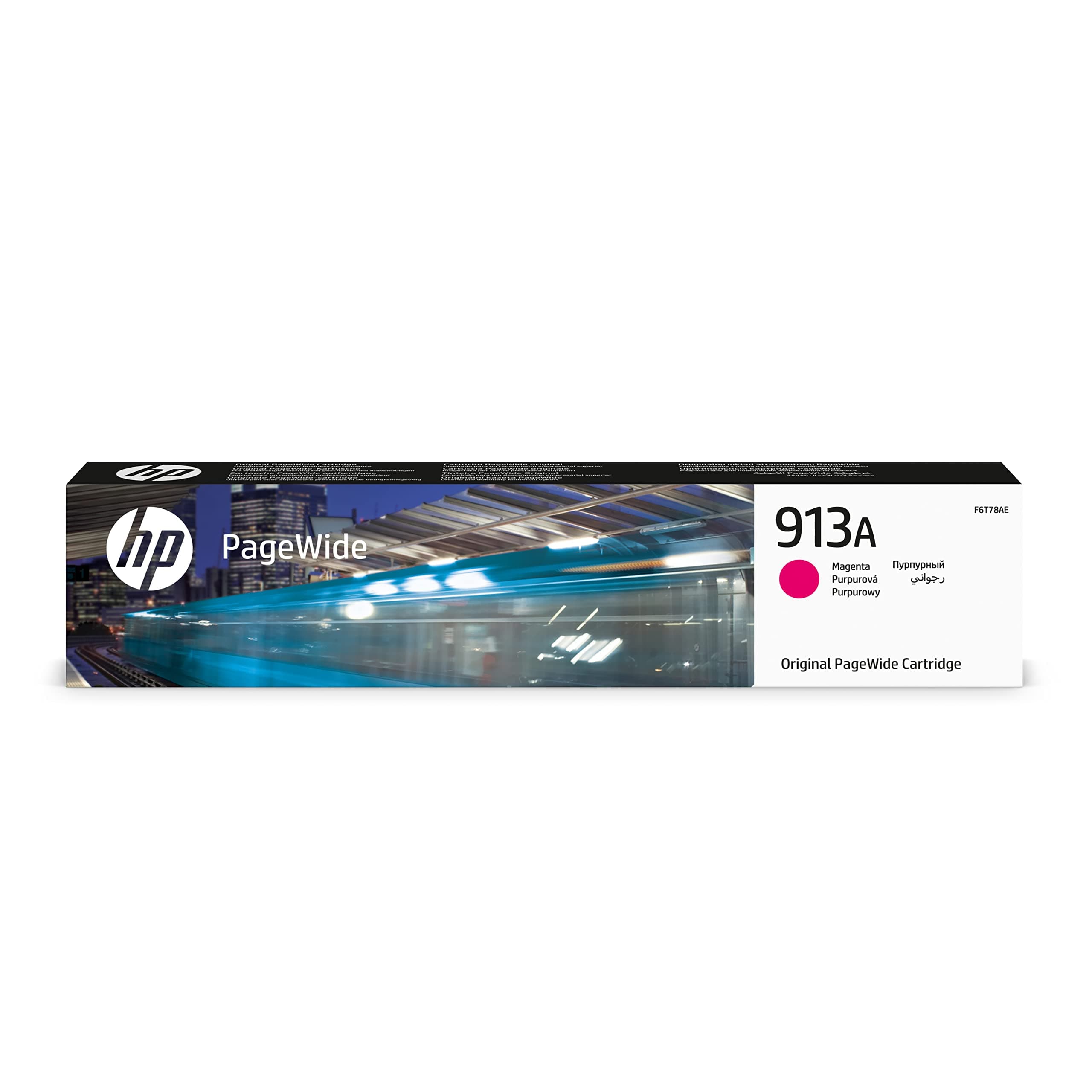 HP 913A оригинална магента PageWide касета F6T78AE