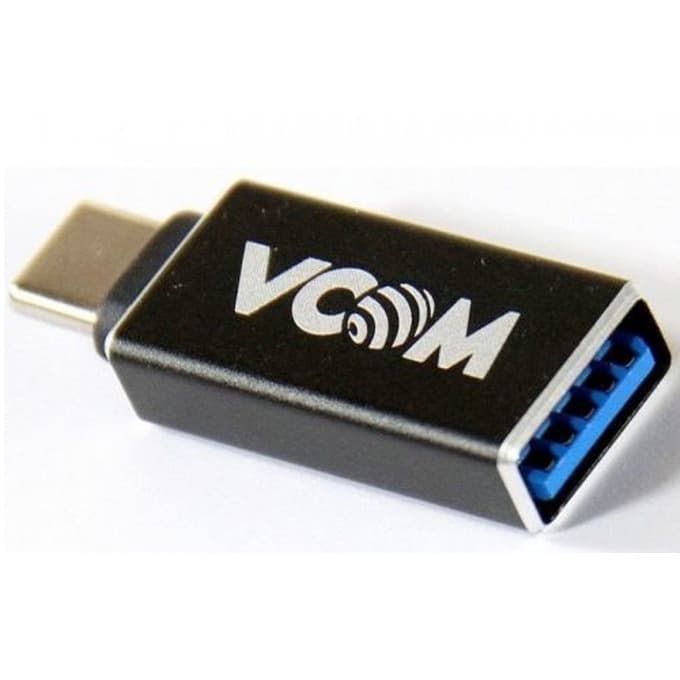 Преходник VCom OTG CA431M, от USB 3.0 A(ж) към USB 3.1 Type C(м), черен