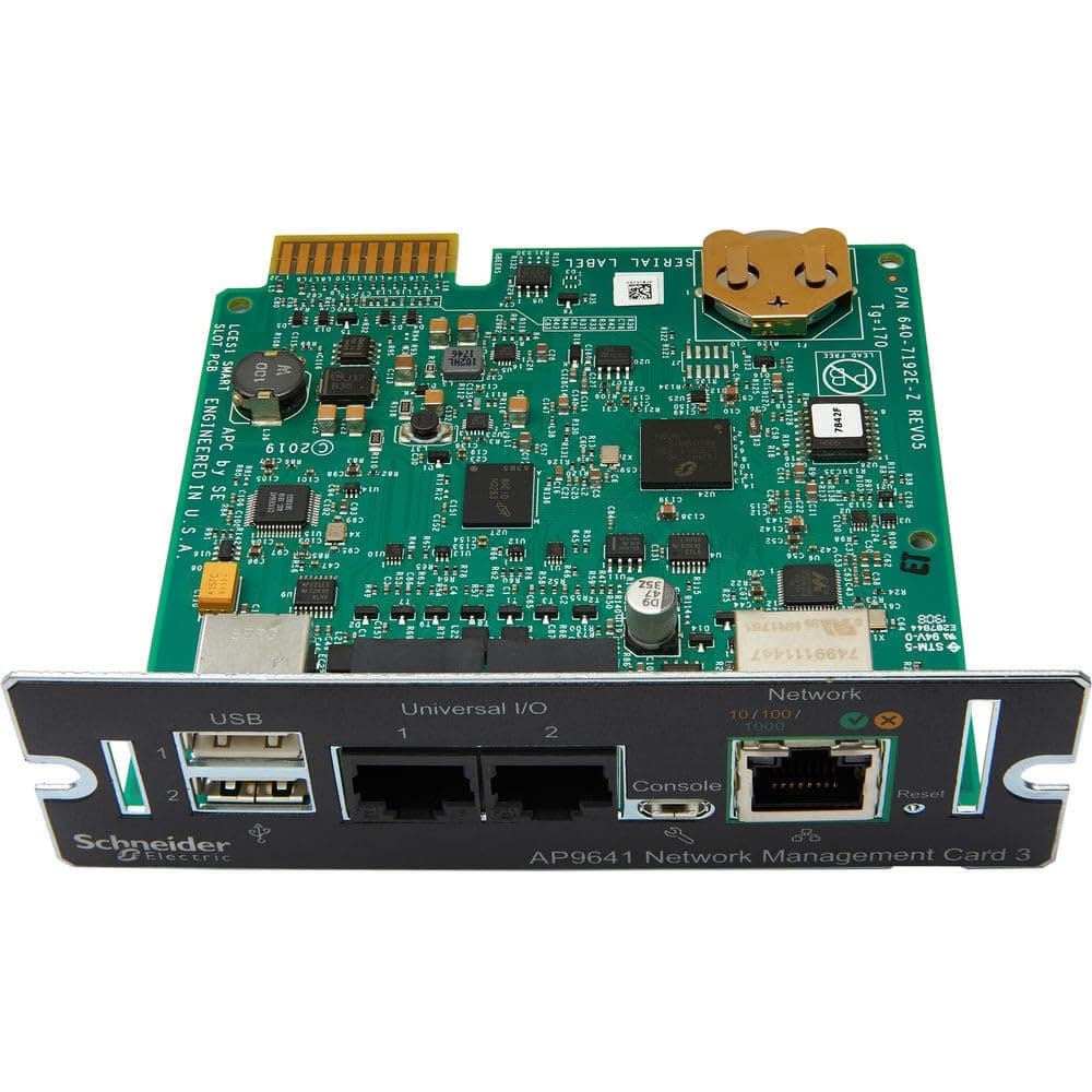 APC UPS Network Management Card with PowerChute Network Shutdown and Environmental Monitoring