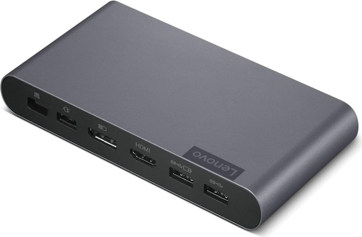 Докинг станция Lenovo Universal Business Dock (40B30090EU), от USB-C към 2x USB-C, 3x USB-A, 1x DisplayPort, 1x HDMI