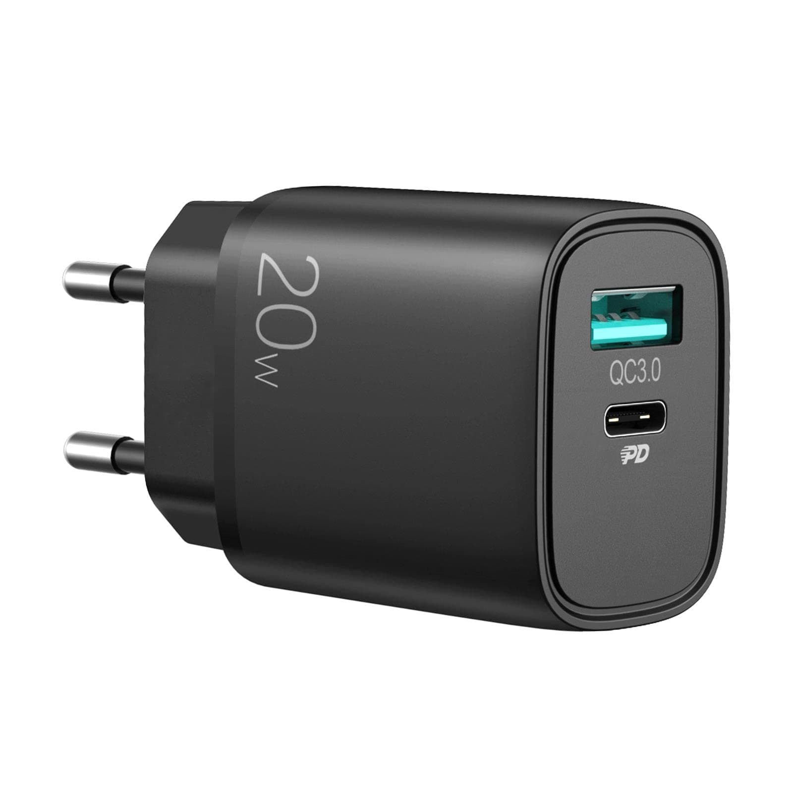Зарядно устройство Joyroom L-P251, от контакт към 1x USB-C(ж), 12V/2.08A, черно, 25W, PD 3.0, кабел от USB-C(м) към USB-C(м)