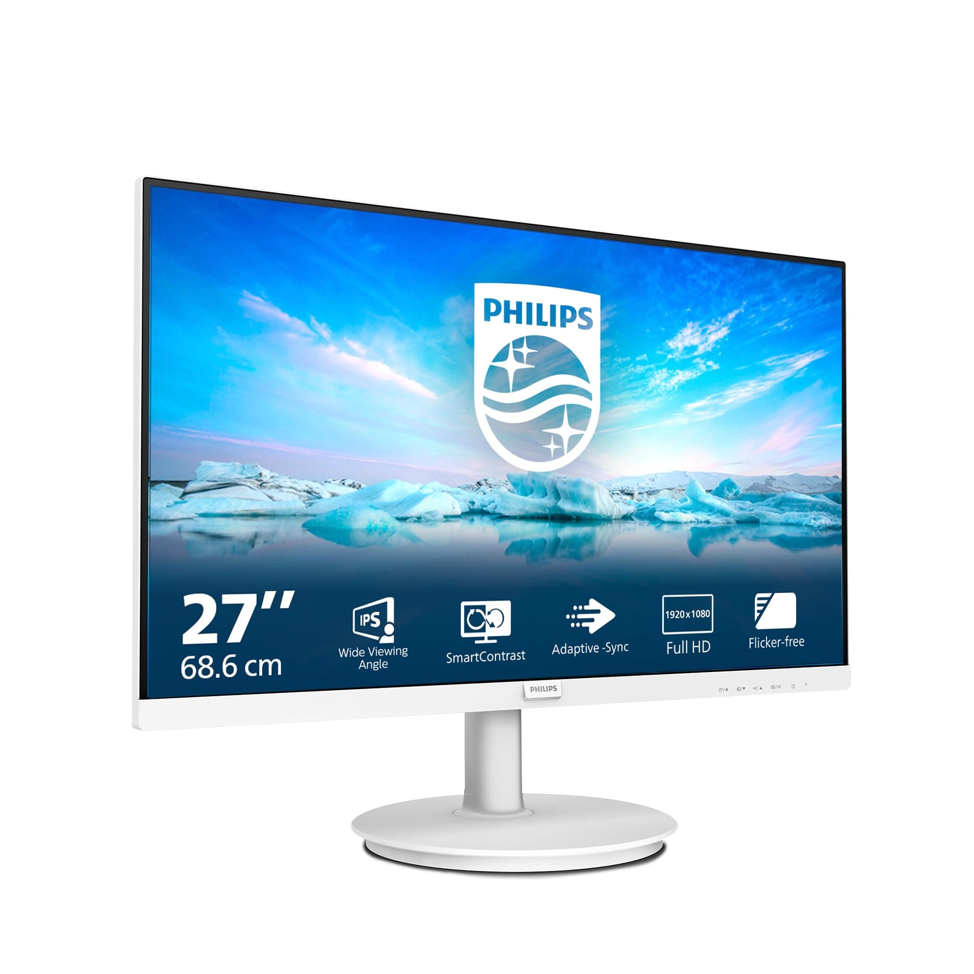 PHILIPS 271V8AW/00 27 инча IPS 1920x1080 16:9 HDMI D-SUB Бял