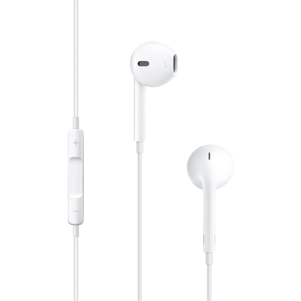 Слушалки Apple Earpods (3.5mm Plug) (MWU53ZM/A), микрофон, бели