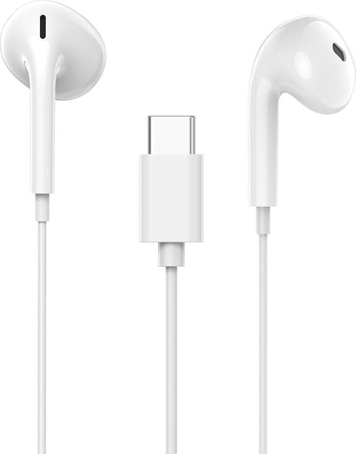 Слушалки Canyon SEP-6, USB-C, микрофон, бели