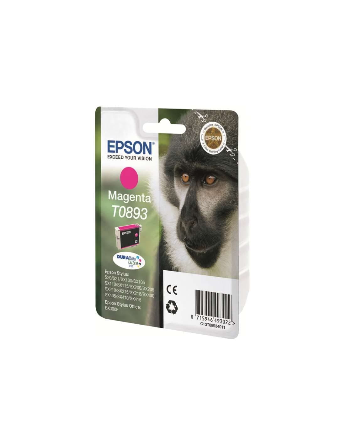 EPSON 1LB T0893 касета с мастило магента с нисък капацитет 3,5 ml блистер от 1 опаковка без аларма
