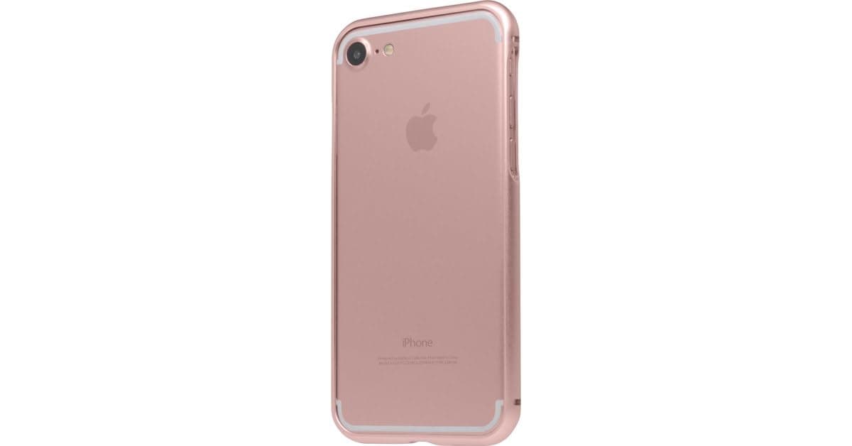 Магнитен алуминиев бъмпер и покрития за дисплея и задната част за iPhone 8, iPhone 7 - Torrii MagLoop Bumper Case (розово злато)