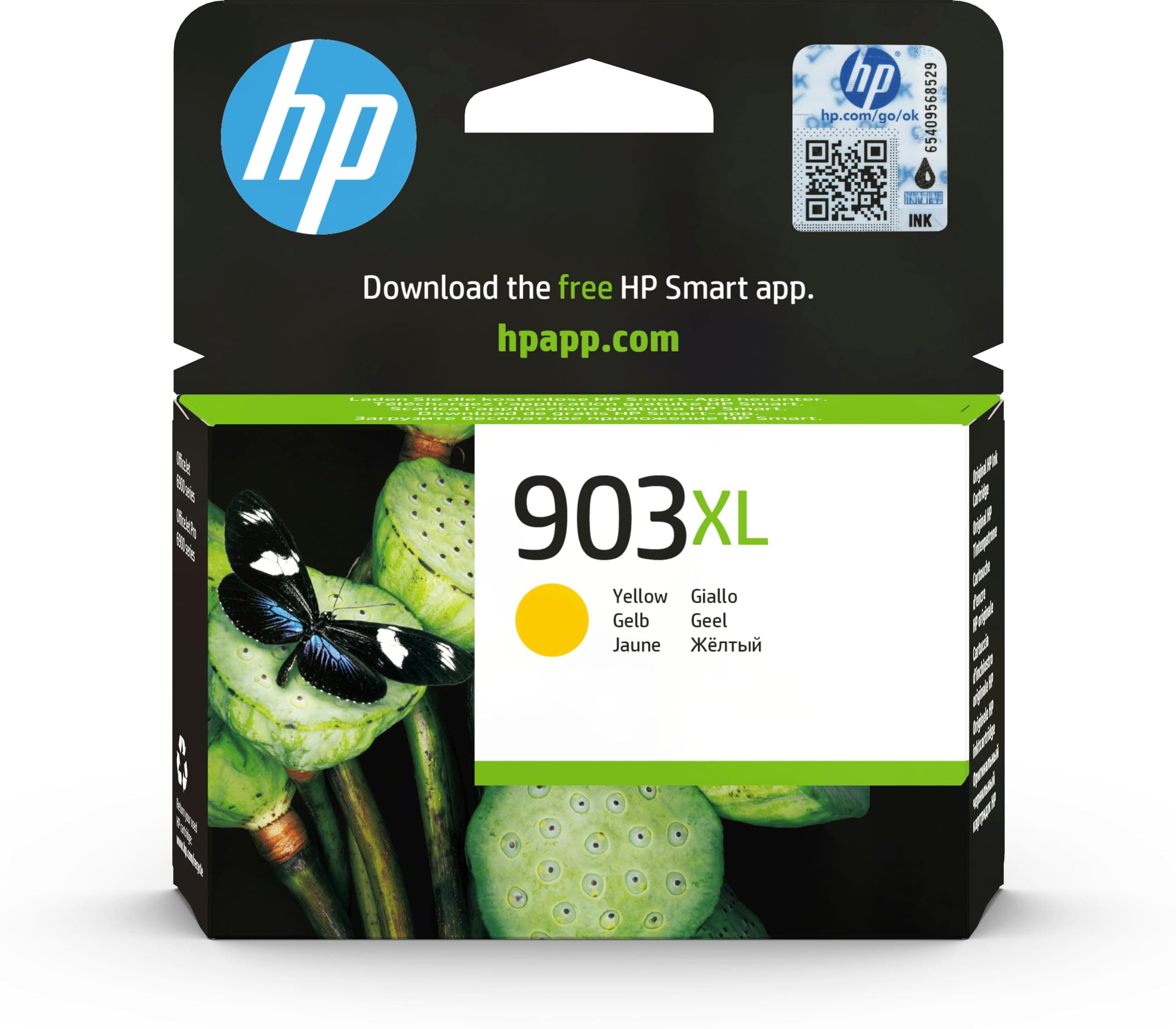 HP 903XL оригинална касета с мастило T6M11AE BGX Yellow High Yield 825 страници