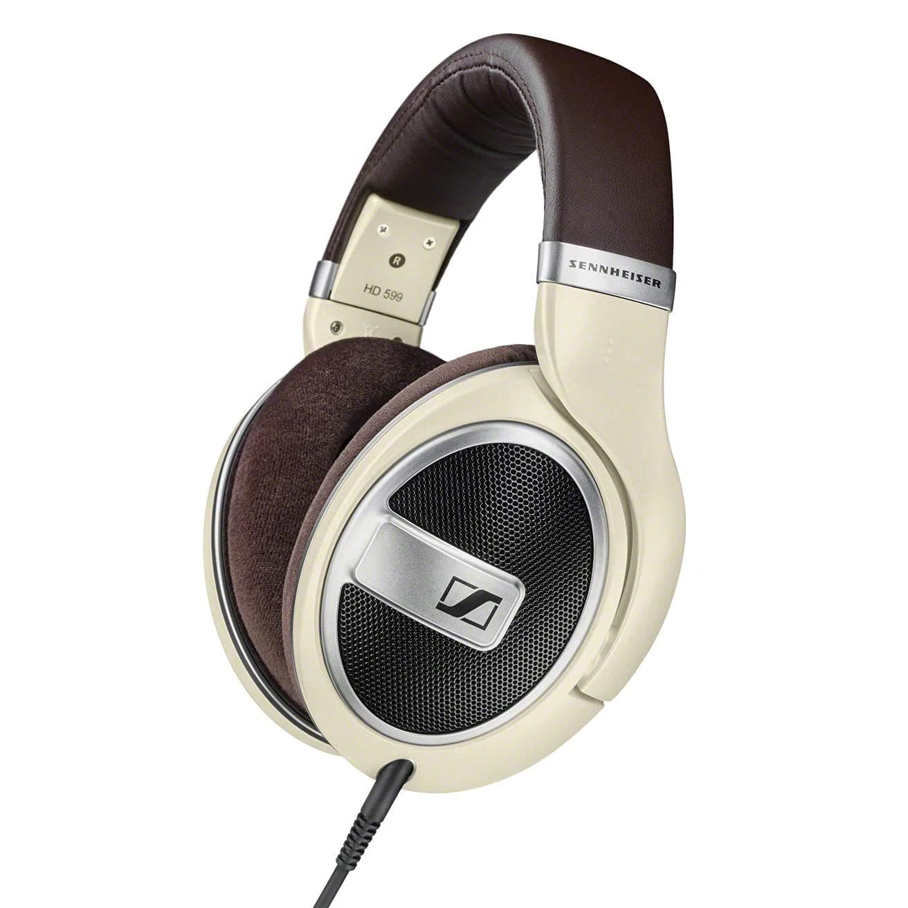 Слушалки Sennheiser HD 599, 12-38500Нz честотен диапазон, 3 м кабел, бежови