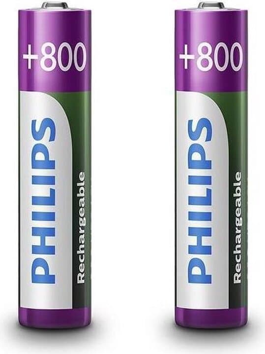 Philips Акумулаторна батерия LR03 AAA, 800 mAh, 2 блистера (HR03), f