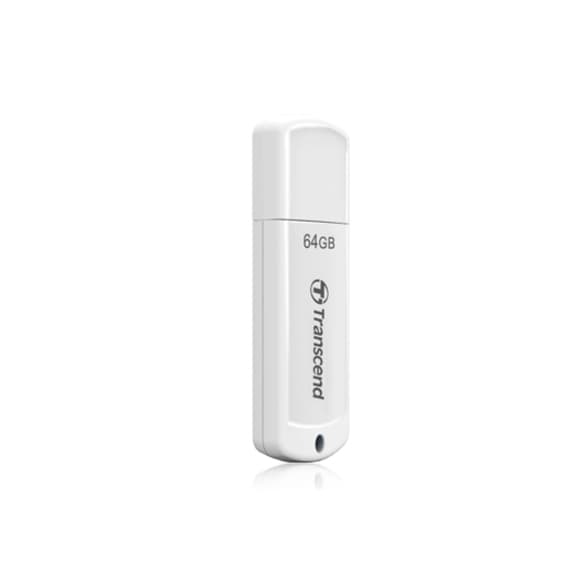 Флаш памет за преносими компютри 64GB - Transcend JetFlash 370 64GB USB Flash Drive (бял)