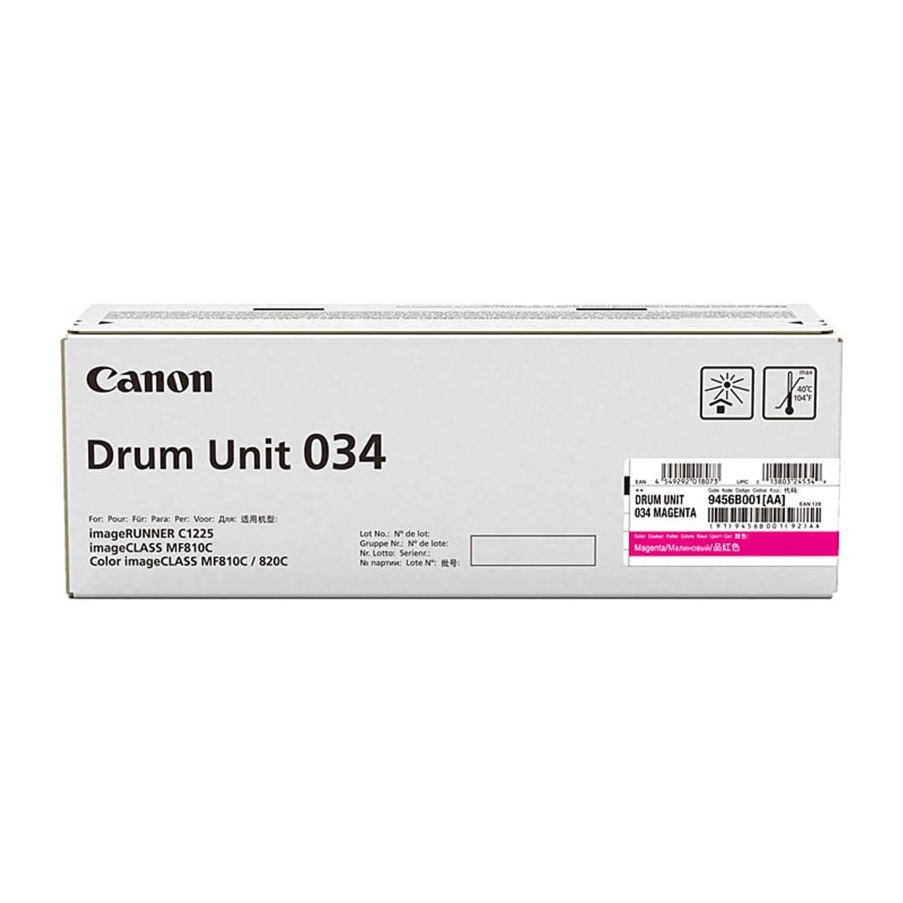 CANON 034 Барабанен модул магента iR C1225iF Стандартен капацитет 34 000 страна A4