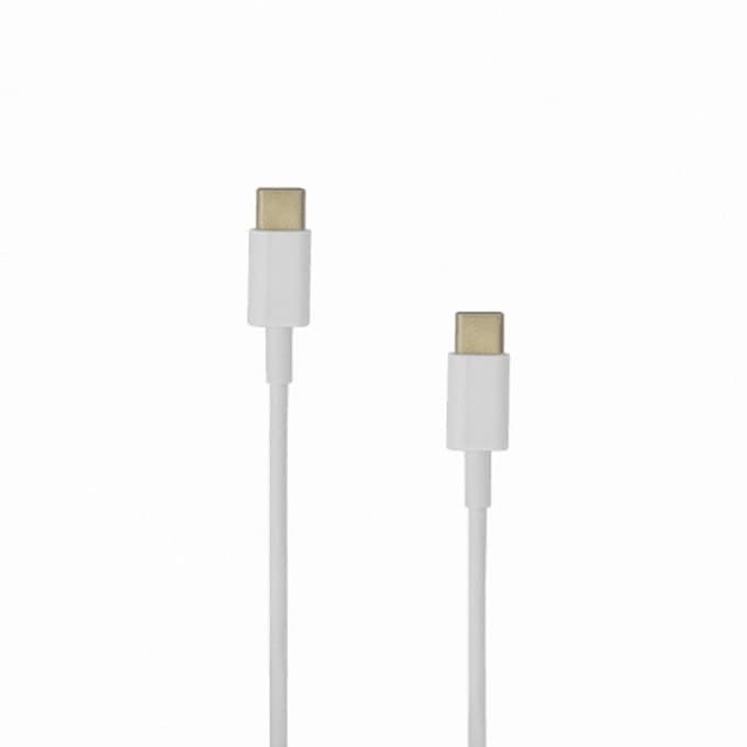 Кабел SBOX TYPEC-1, от USB Type C(м) към USB Type C(м), 1m, бял