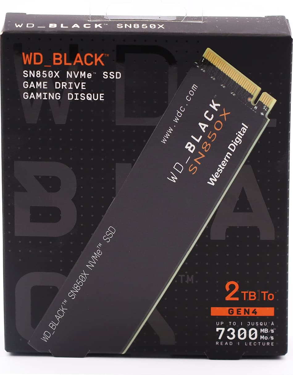 WD Black 2TB SN850X NVMe SSD Изключително бърз PCIe Gen4 x4 M.2 вътрешен единичен пакет