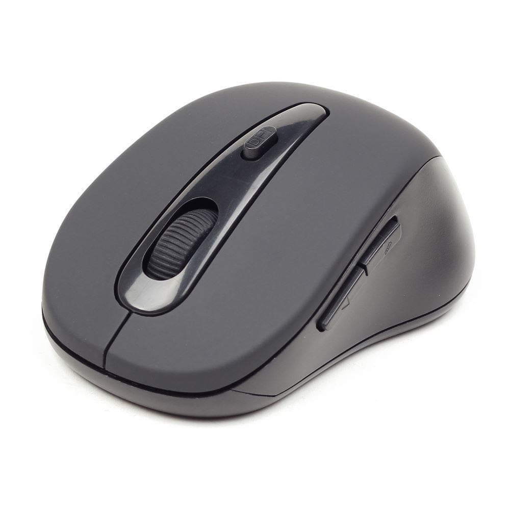 Мишка Gembird MUSWB2, оптична, безжична, Bluetooth, черен, 800/1200/1600 DPI