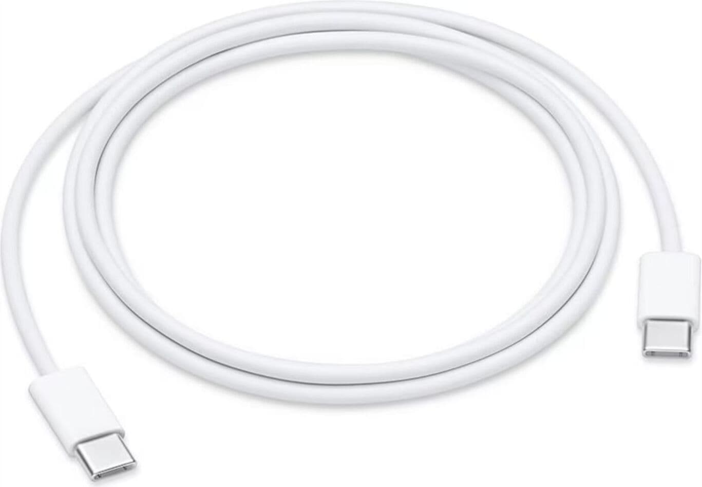 Кабел Apple MM093ZM/A, от USB C(м) към USB C(м), 1m, 20W, бял