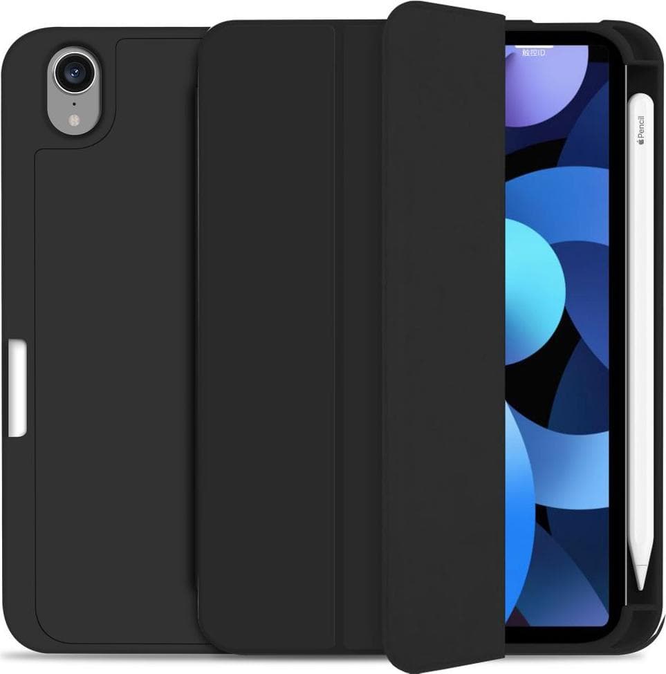 Полиуретанов кейс и поставка за iPad mini 6 (черен) - Tech-Protect Folio Case (bulk)