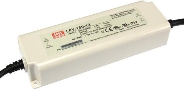 LED Plastic Slim Power Supply 60W IP67 12V