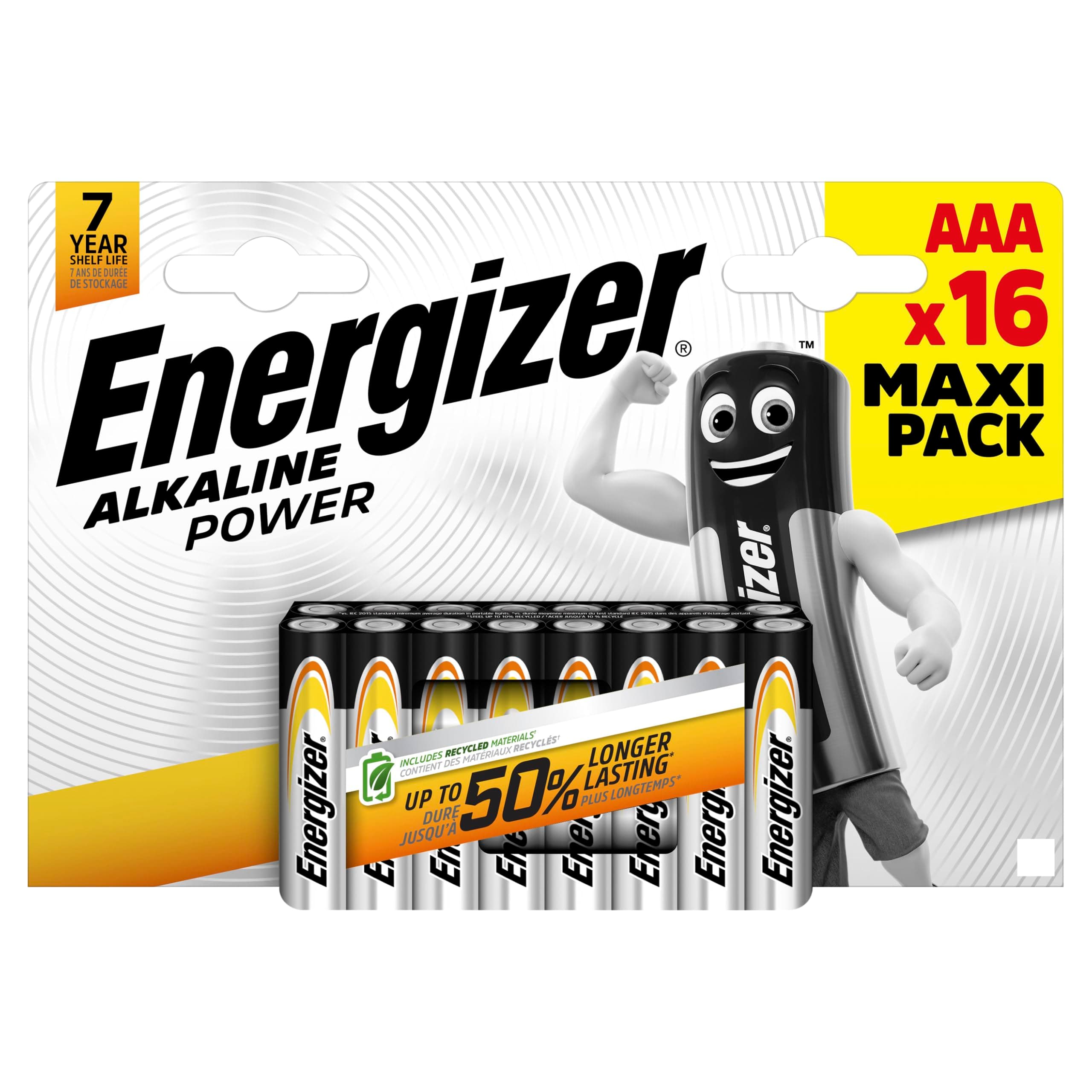 АЛКАЛНИ БАТЕРИИ ENR ALKALINE POWER AAA CHP16 ENERGIZER